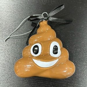 Poop Emoji Holiday Christmas Tree Ornament 💩